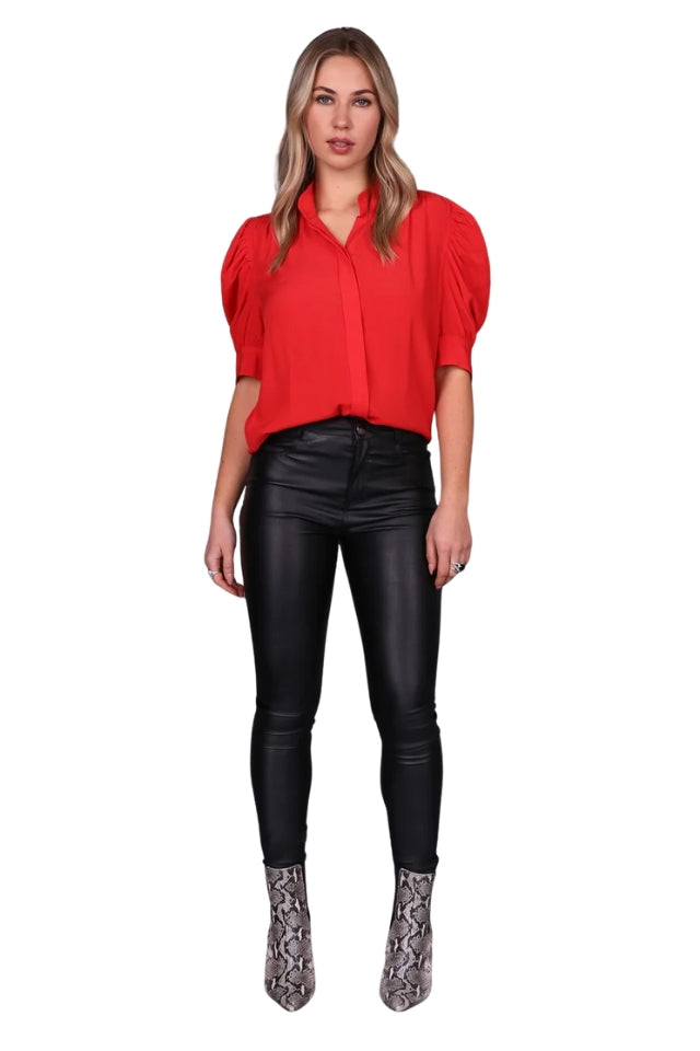 Full Sleeve Shirt - Spicy Orange