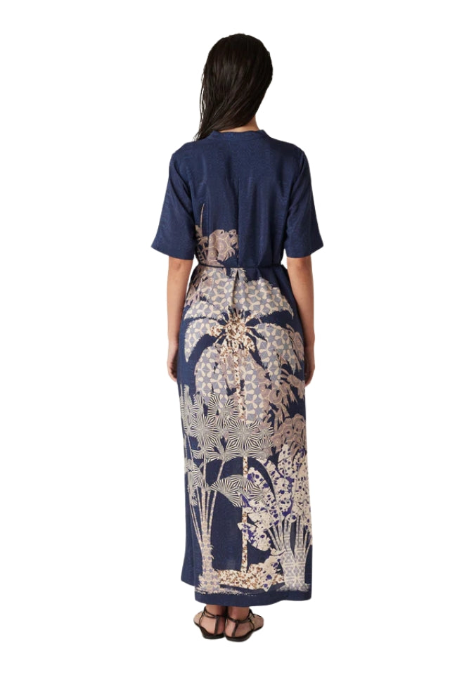 Pina Kaftan Dress - Mirage Print