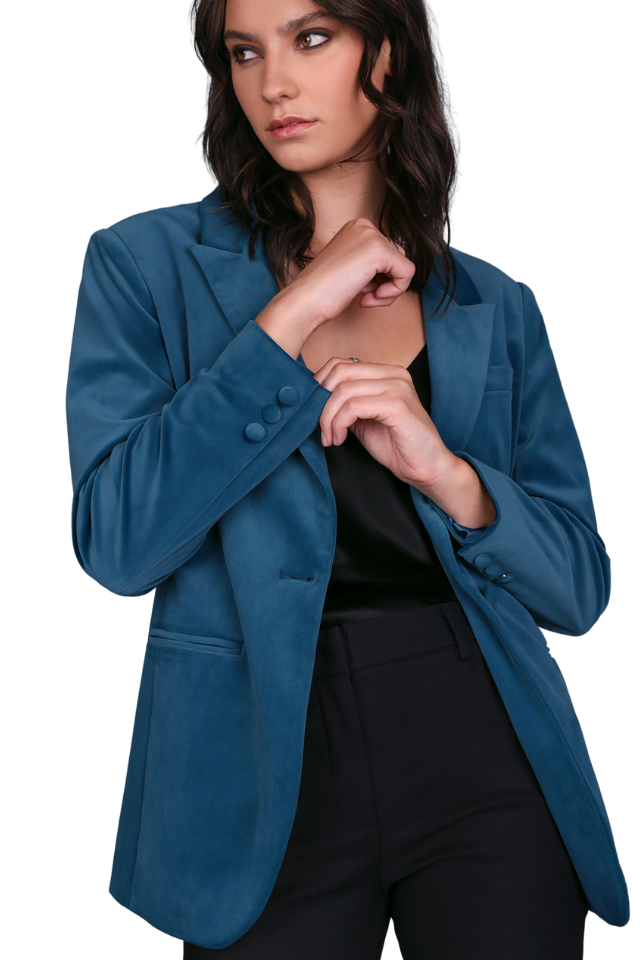 Stand Out Velvet Blazer
