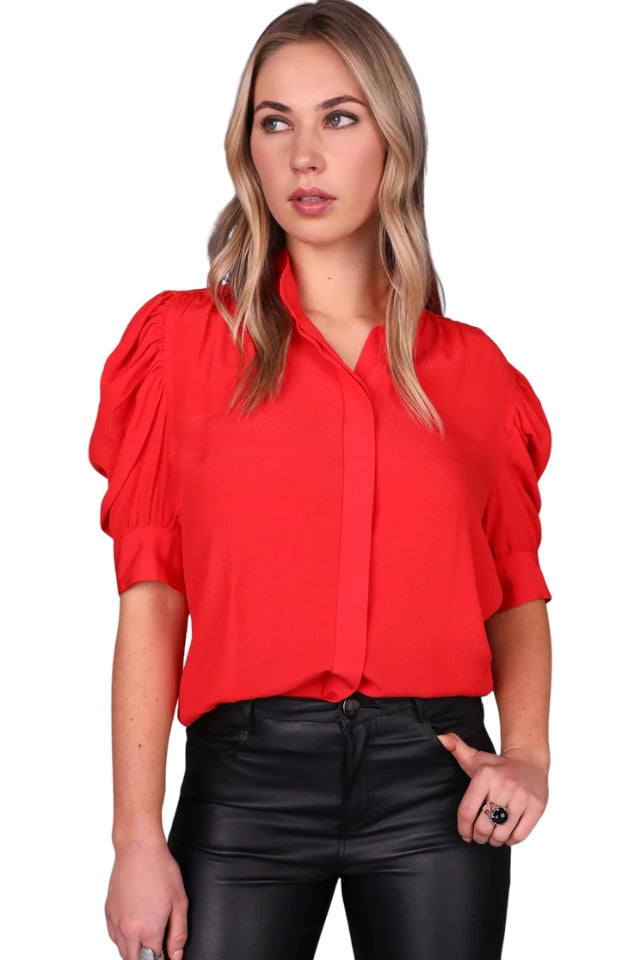 Full Sleeve Shirt - Spicy Orange