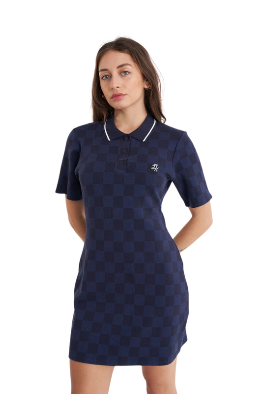 Check Polo Dress