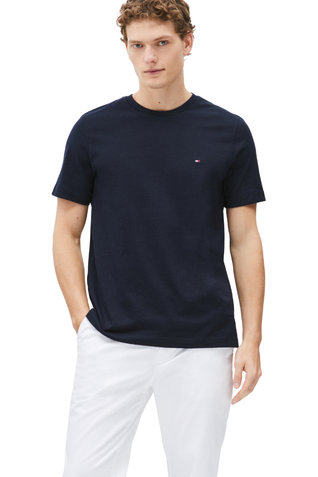 Essential Regular Fit Solid Tee - Desert Sky