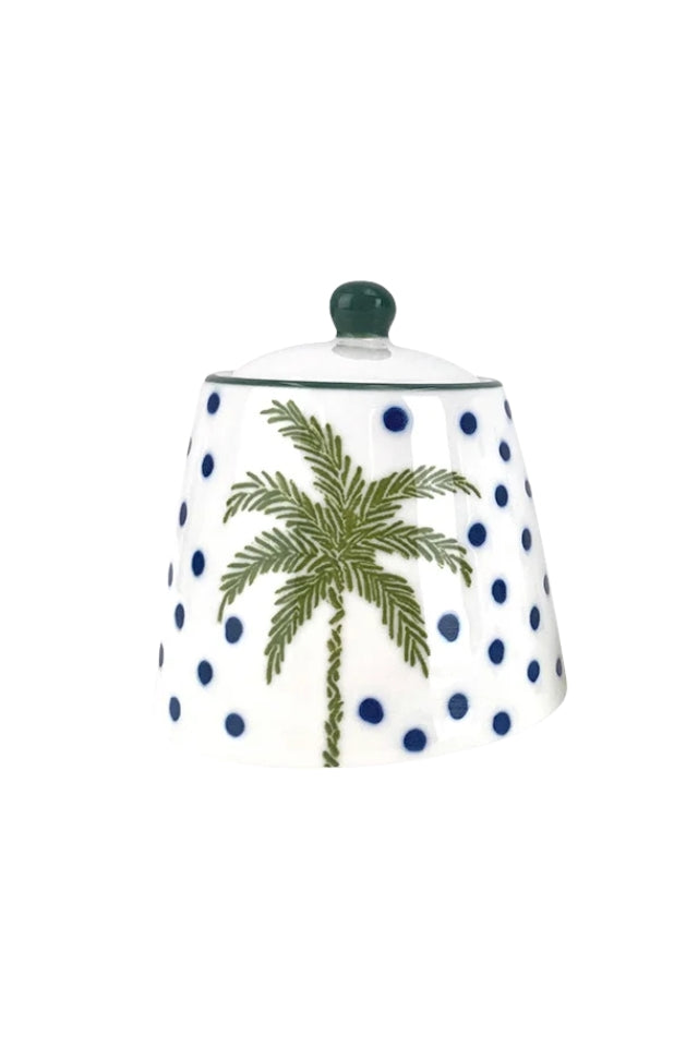 Milk & Sugar Set - White Palm