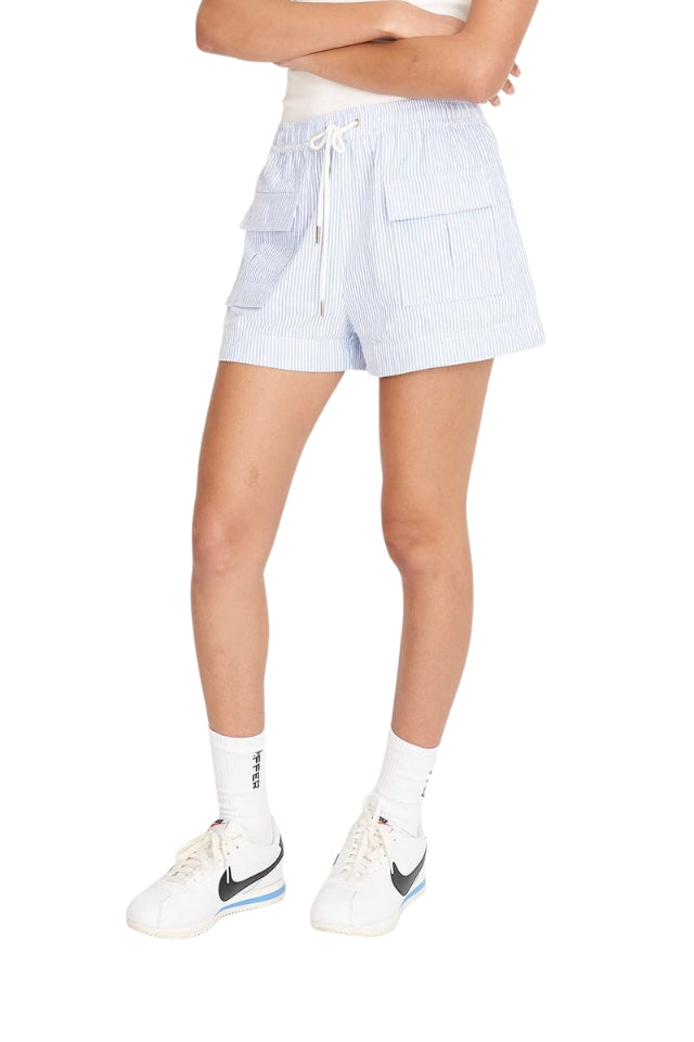 Cruise Skipper Short - Ice Blue Stripe