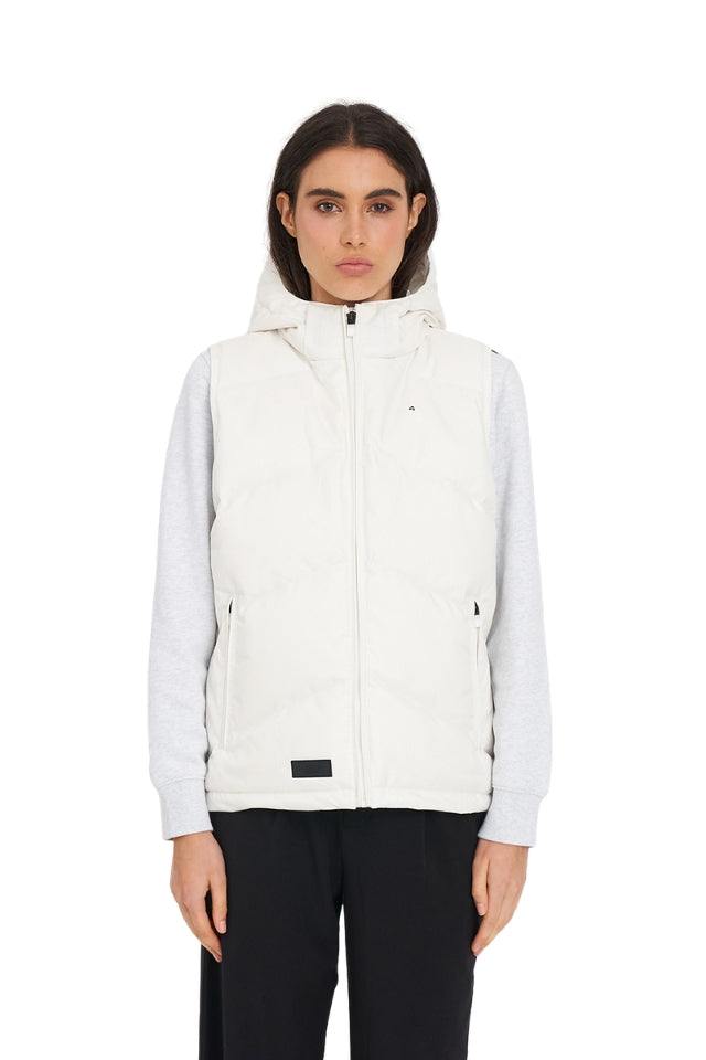 Wmns Classic Down Vest - Hrgbone Chalk