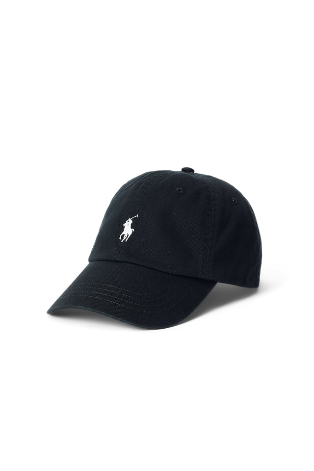 Sports Cap - Polo Black White