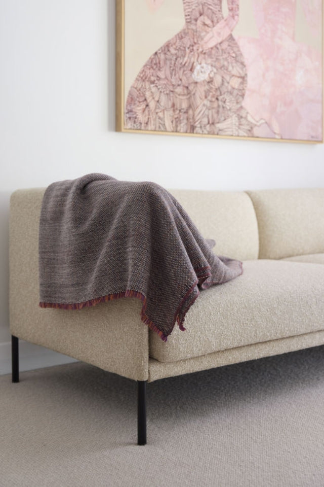 Misto Blanket - Navy/Persimmon