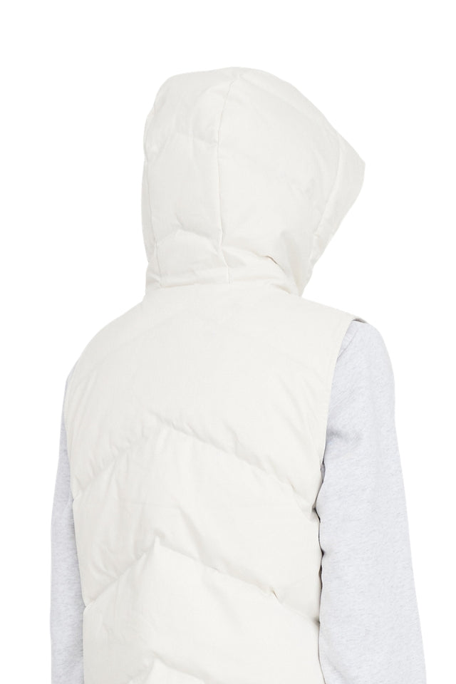 Wmns Classic Down Vest - Hrgbone Chalk