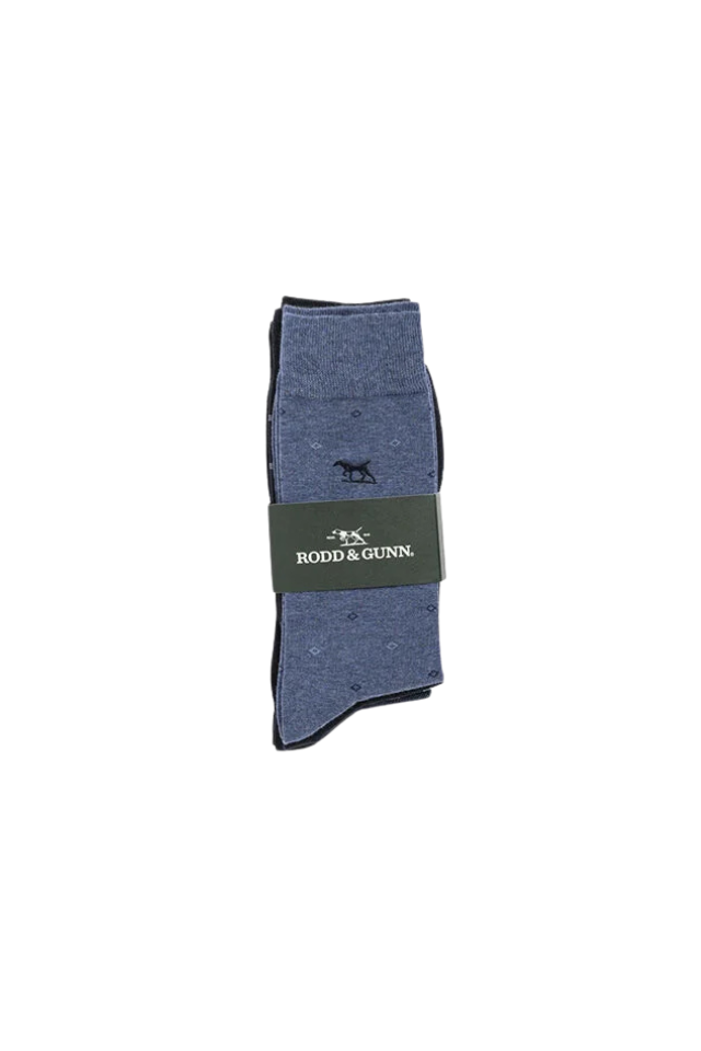 Seacliff Multi Sock 3 Pack · Blue Multi