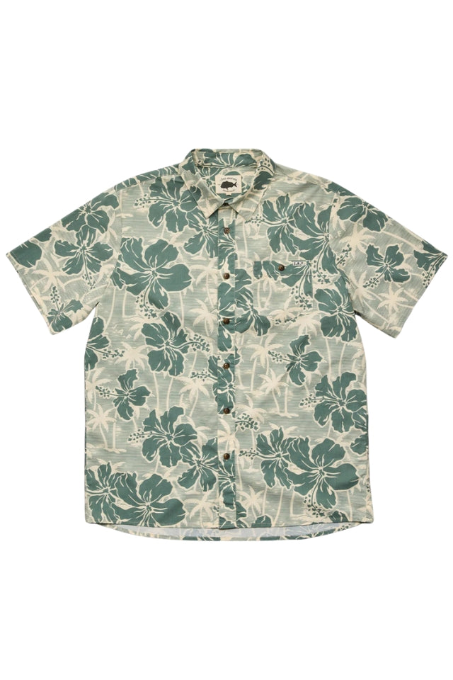 Aloha Shirt - Yellow Palms