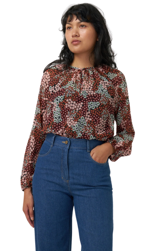 Patchwork Floral Top