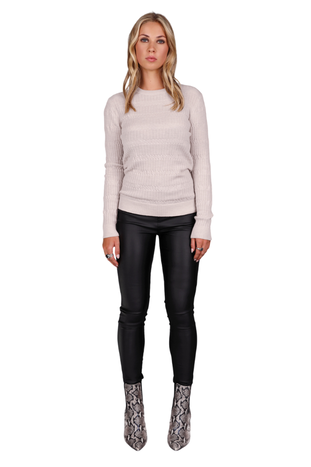 Slim Fit Jacquard Sweater