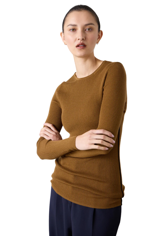 Max Ribbed Crew