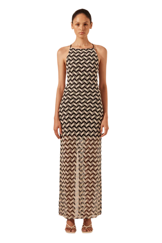 Noor High Neck Maxi Dress