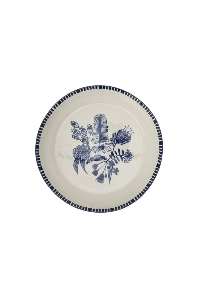 Ceramic Bowl - Navy Natives