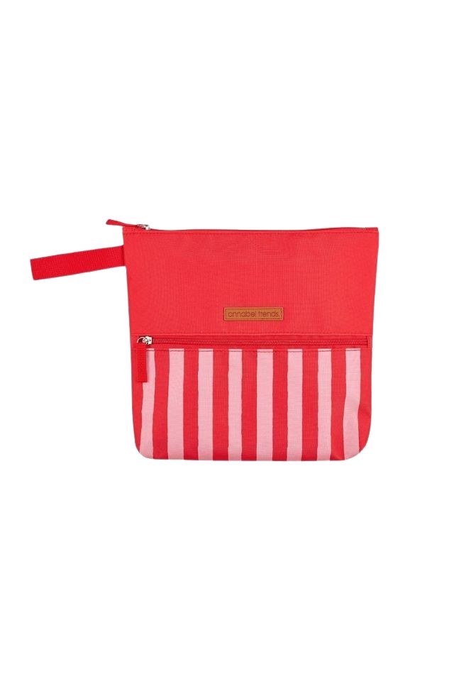 Beach Wet Pouch - Red Stripe