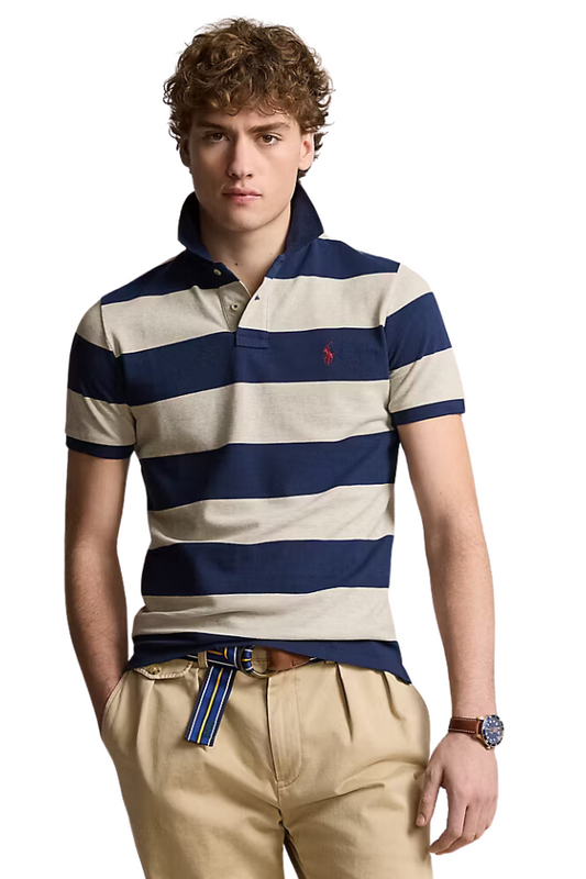 Classic Fit Striped Polo