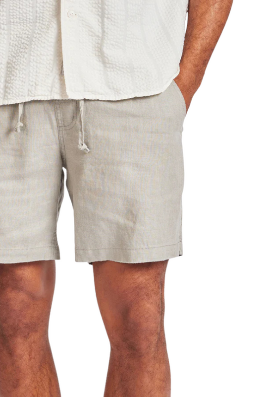 Riviera Linen Short - Desert Sage