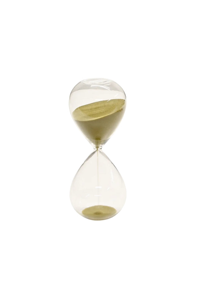 Sand Timer 15 Minutes - Soft Olive Green