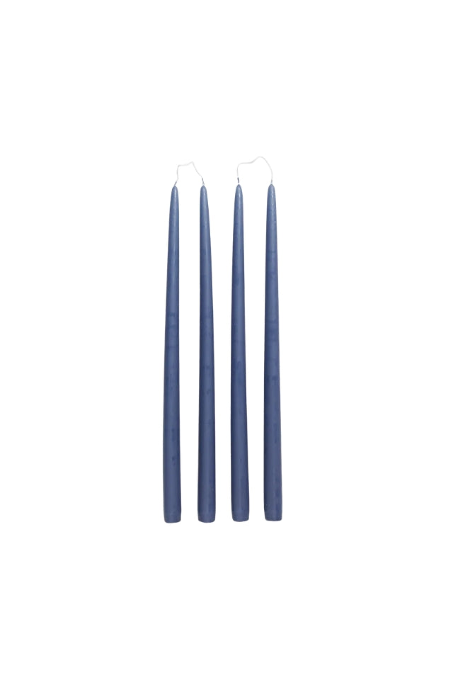 Candle Taper Set 4 - Baja Blue