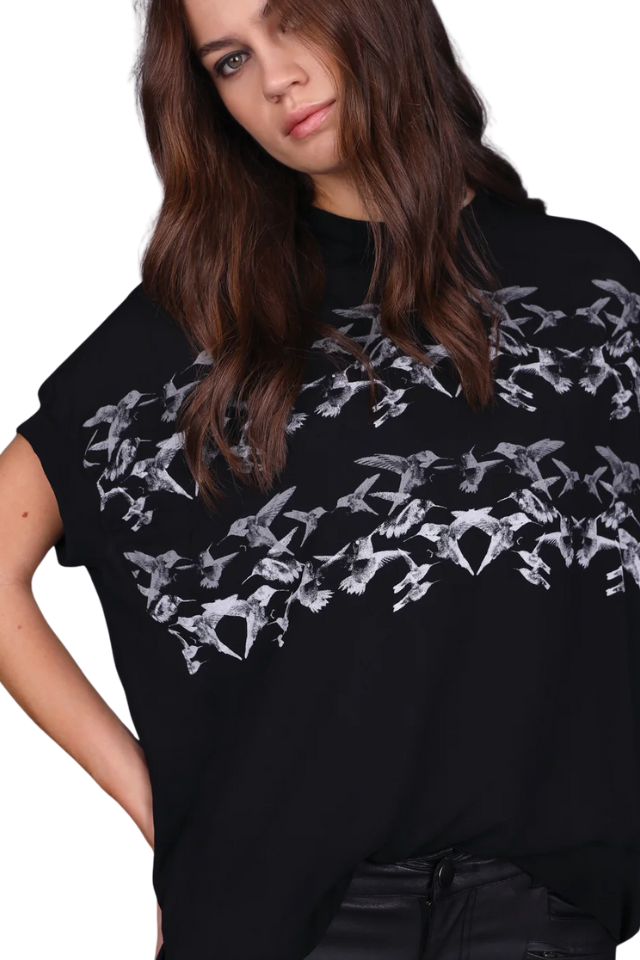 Wild Birds Oversized Tee