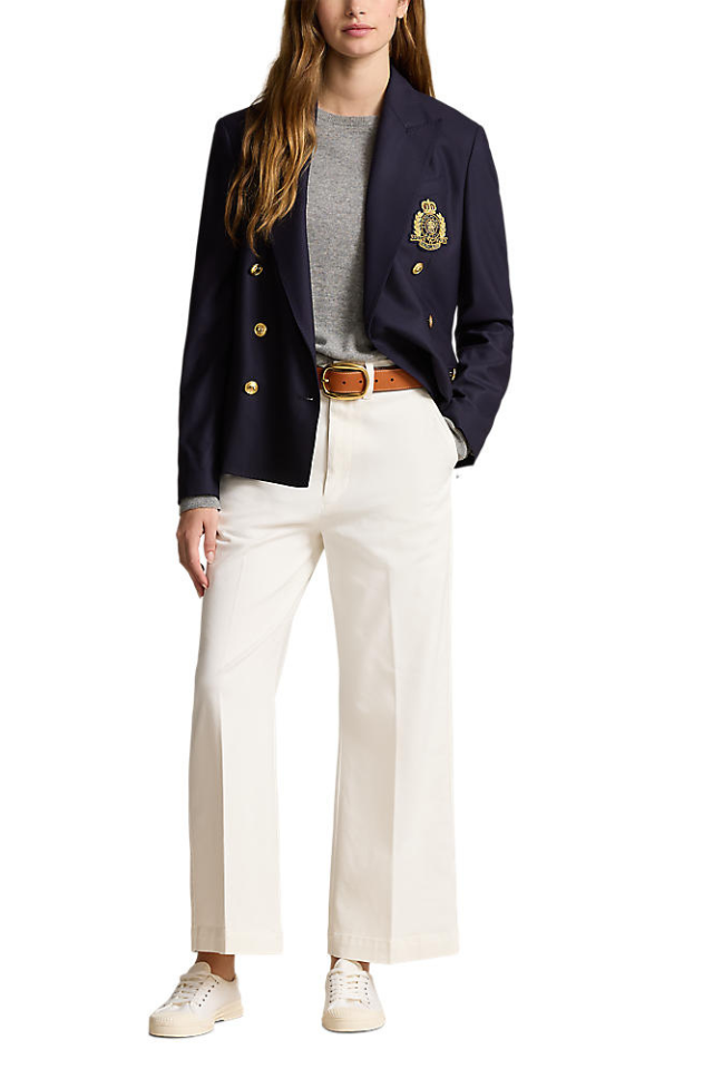 Chino Wide-Leg Pant