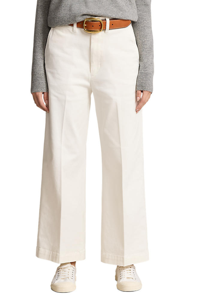 Chino Wide-Leg Pant