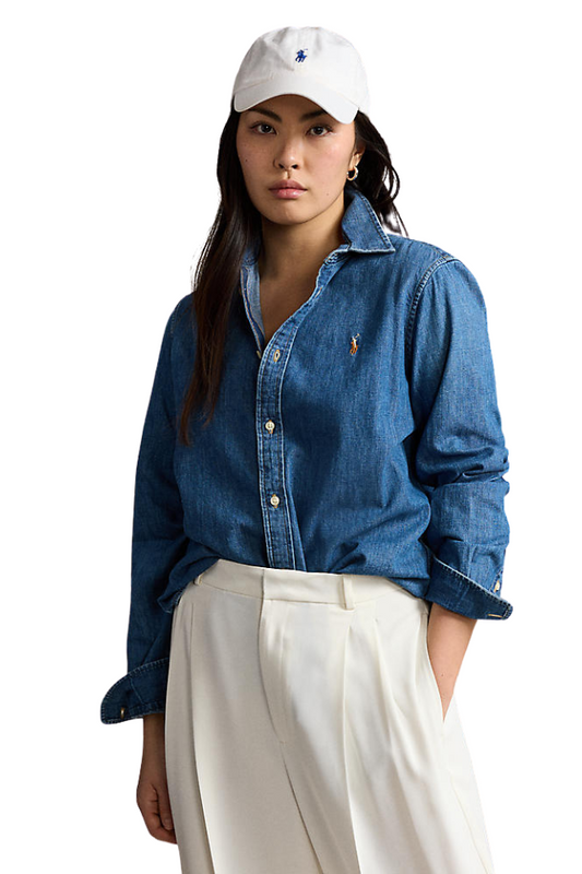 Straight Fit Denim Shirt