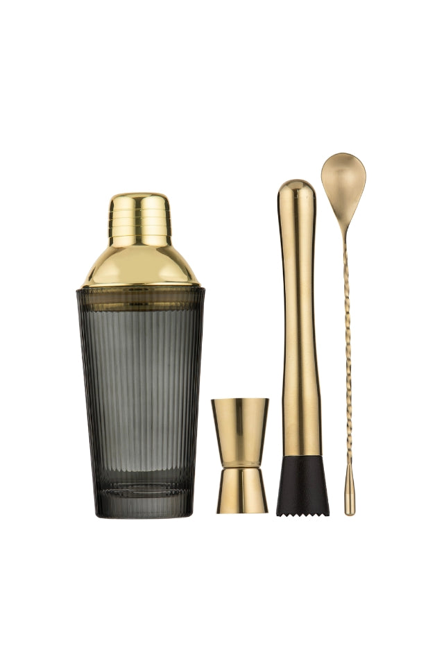 Cyrus Charcoal 4pc Cocktail Set