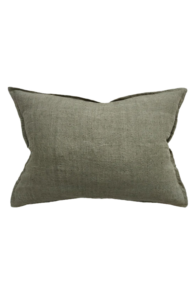 23941FC Arcadia Cushion with Feather Inner Moss