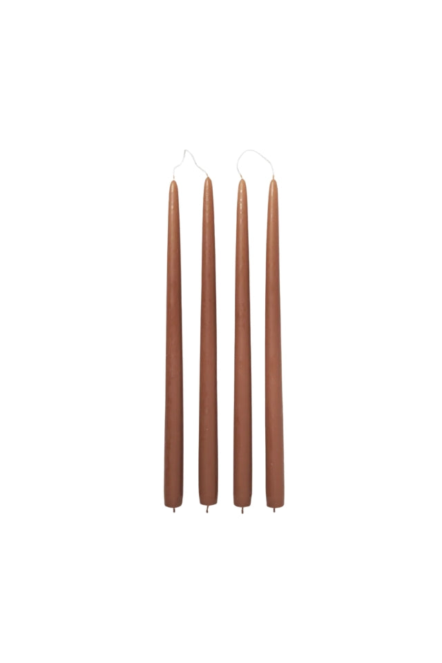 Candle Taper Set 4 - Terracotta