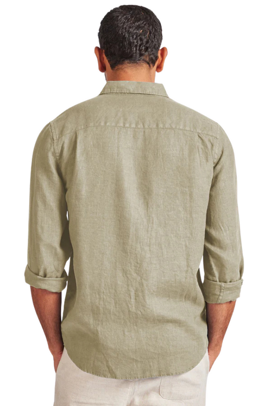 Hampton Linen Shirt - Desert Sage