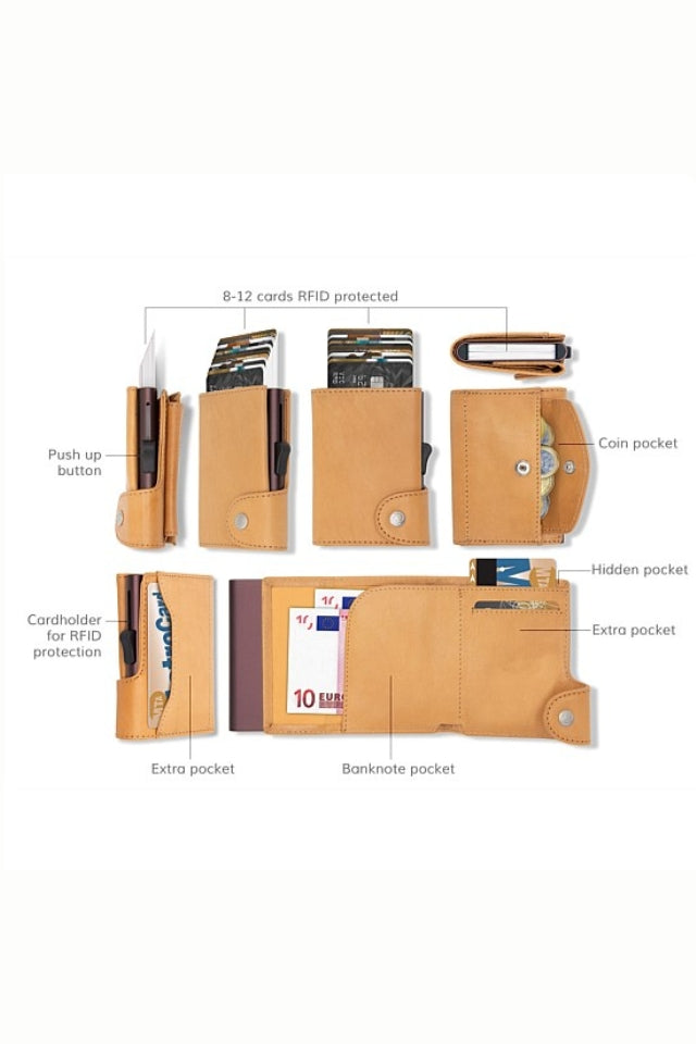 Tanned Wallet XL - Macchiato