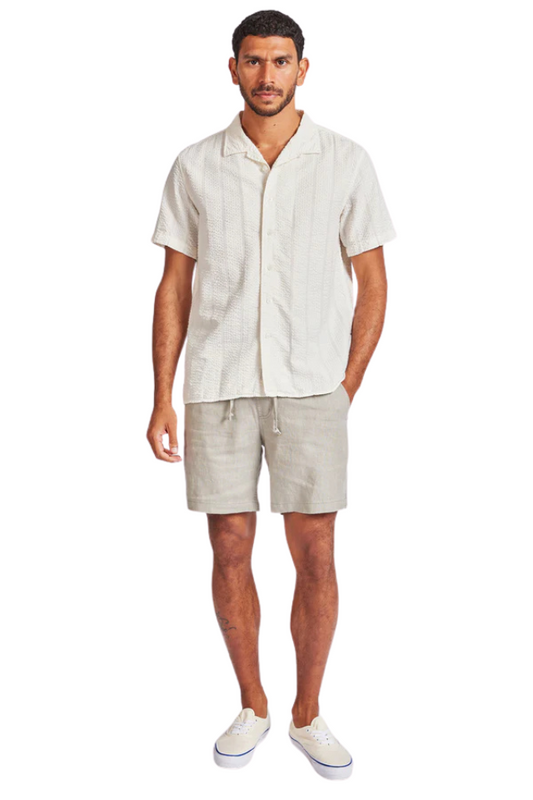 Riviera Linen Short - Desert Sage