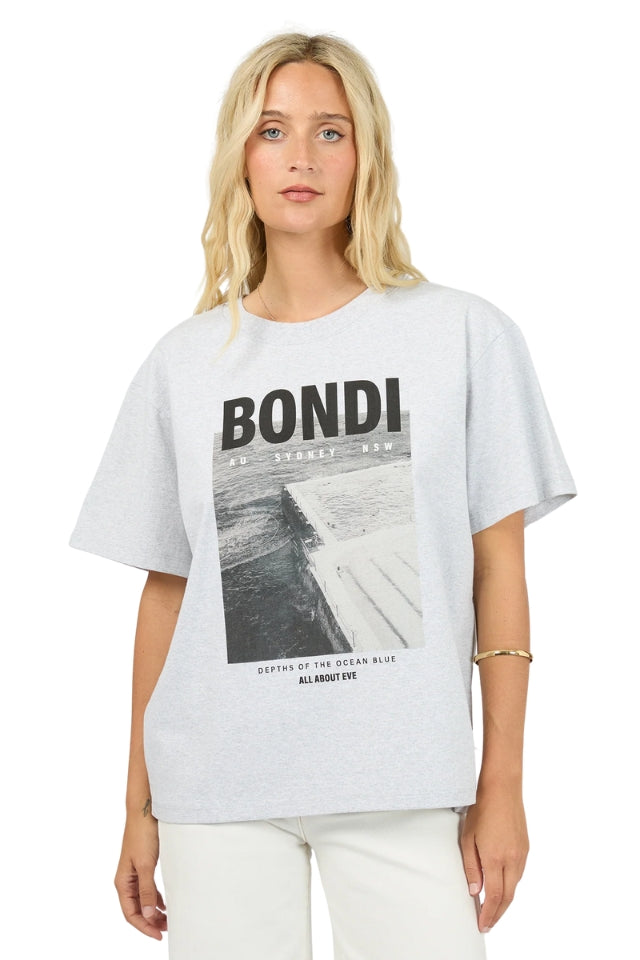 Bondi Box Tee - Snow