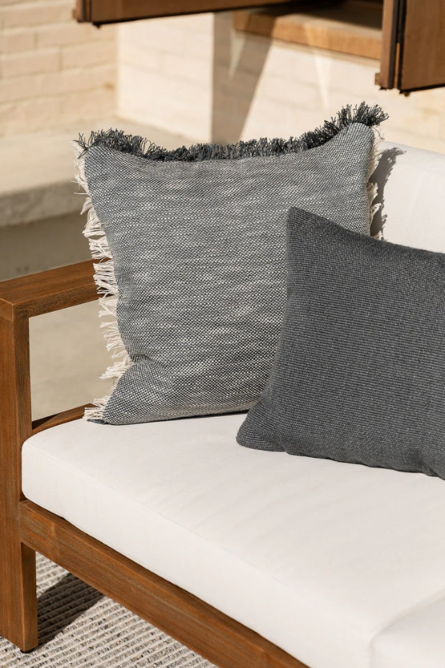 Caspian Cushion  - Steel Blue