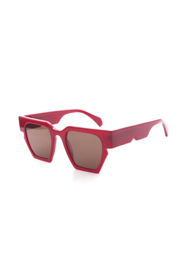 Homage Sunglasses - Rouge with Brown