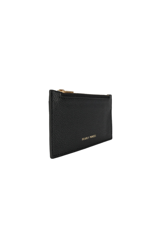 Card Holder - Black Brass