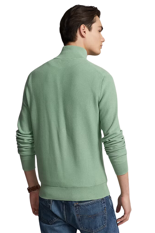 Quarter Zip Knit Sweater