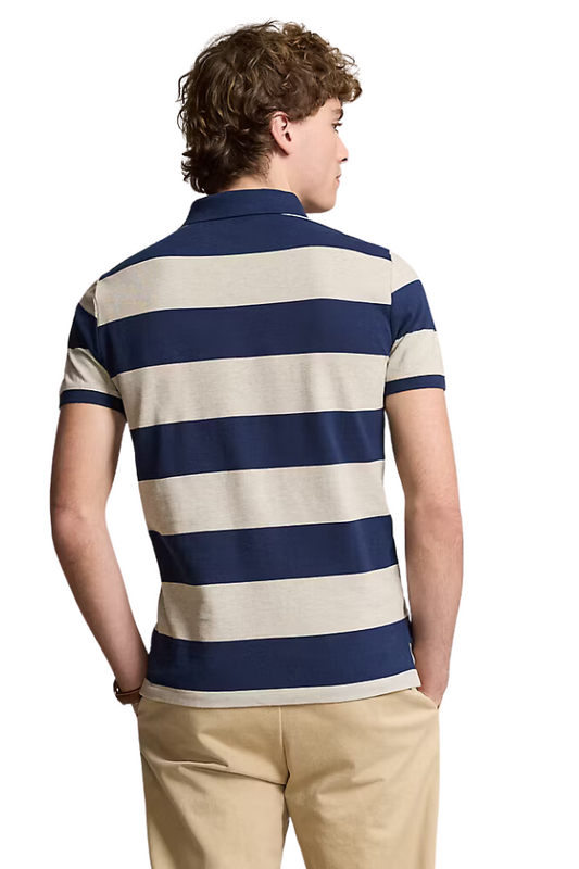 Classic Fit Striped Polo