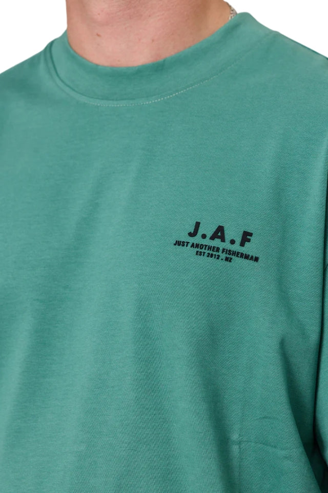 J.A.F Heavy Shore Tee - Vintage Teal