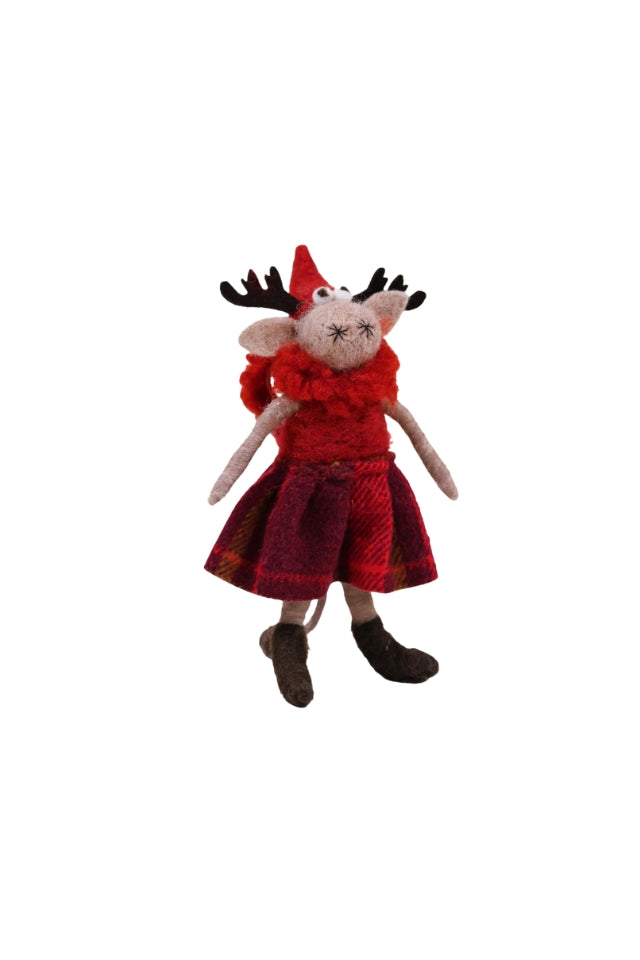 FELT Standing Reindeer - Rene