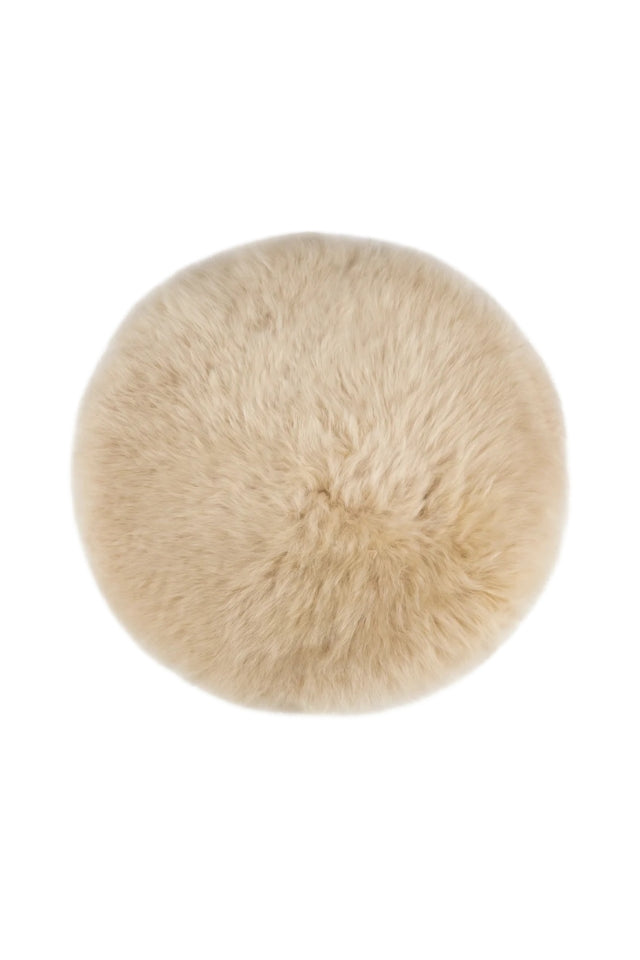 Longwool Standard Round Seat Pad - Nappa