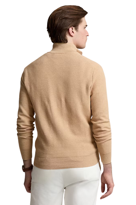 Quarter Zip Knit Sweater