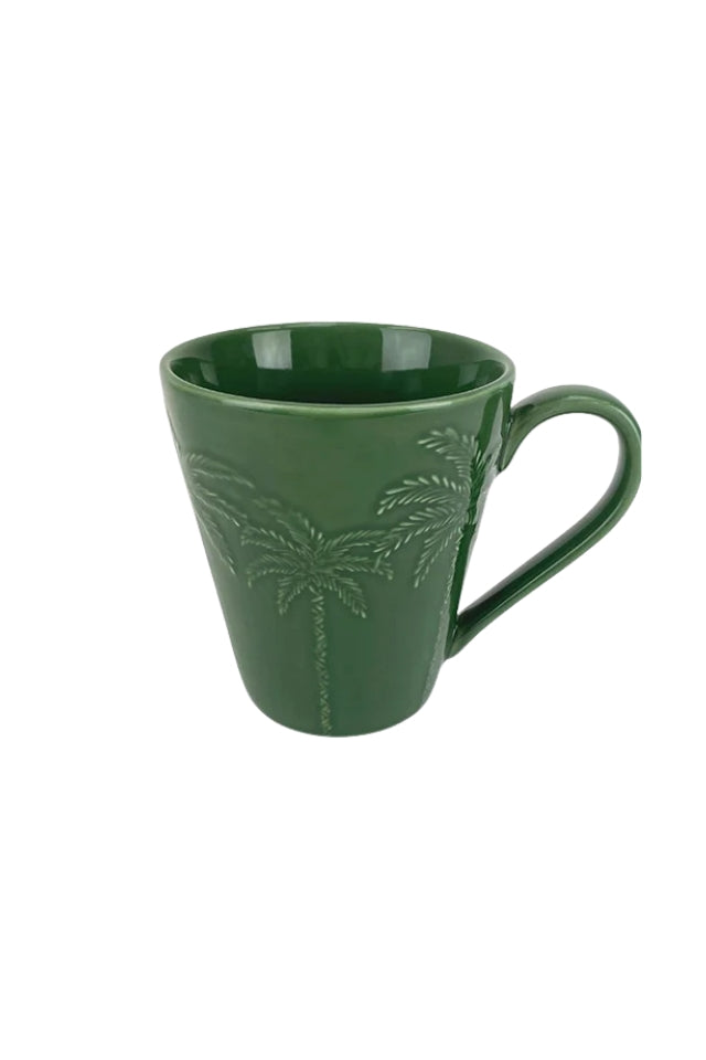 Coffee Mug - Green Palm Set 2