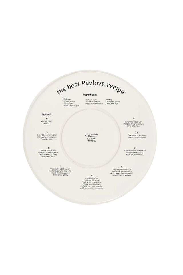 Ceramic Serving Plate - Pavlova
