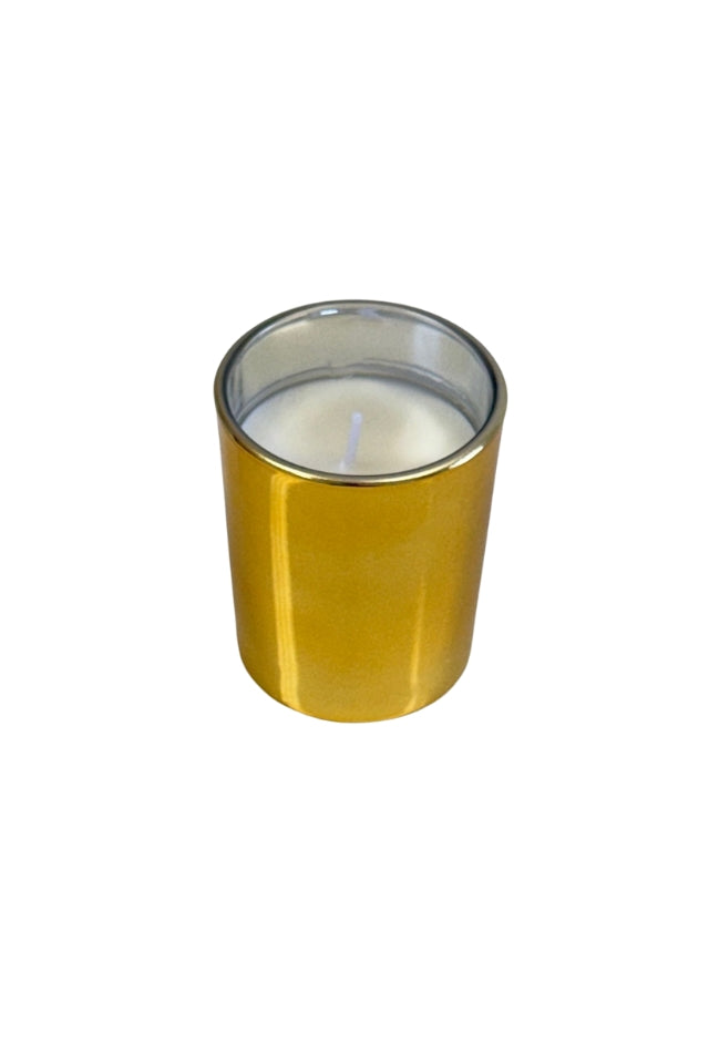 Maison Glass Tealight Candle - Gold/Rose Cashmere