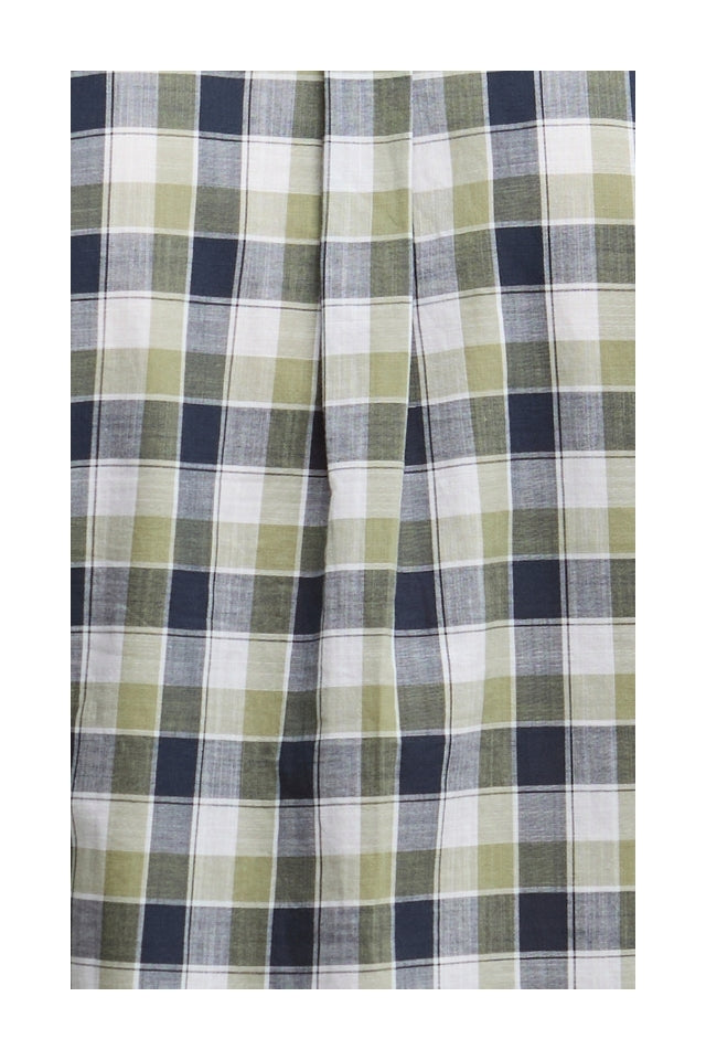Harwood Gingham Tailored Shirt - Olive