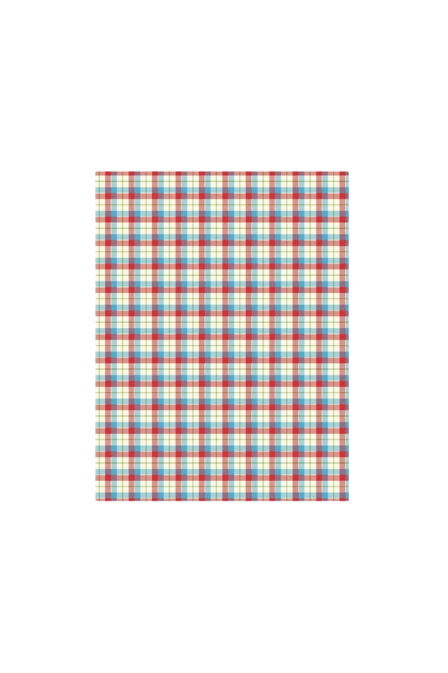 Tea Towel - Cherry Blue Tartan