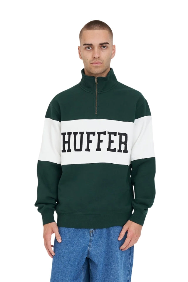 Panel 1/4 Zip Jersey/Pick Up - Evergreen